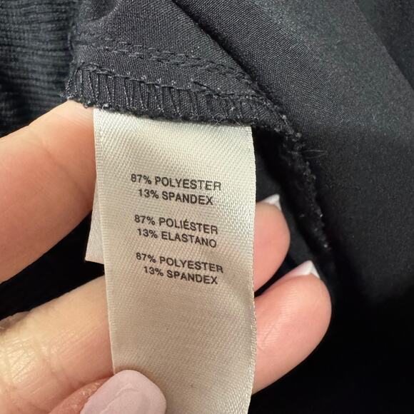 Chicos Zenergy Black Capri Pull On Active Casual Pants Womens Size 1/Medium/8 - Picture 8 of 11